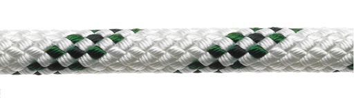 [MRL/KA0106F] M/Braid Rope, Polyester 8mm Green Fleck per Foot