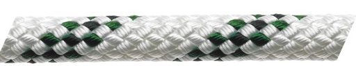 [MRL/KA0216F] M/Braid Rope, Polyester 10mm Green Fleck per Foot