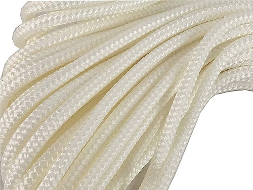 [UNC/103980F] DoubleBraid Rope, Polyester 9/16" 10100Lb White per Foot