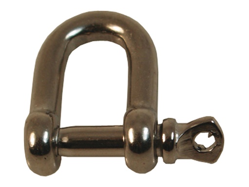 [BM/SHS06D] Shackle, D 06mm Stainless Steel