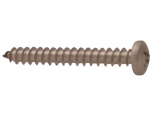 [FAA/SSTD10X134] Self Tapping Screw, Stainless Steel #10 x 1-3/4" Pan Phillip Head