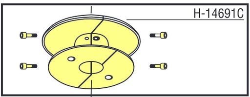 [HAR/H-14691C] Spool Assembly, Half