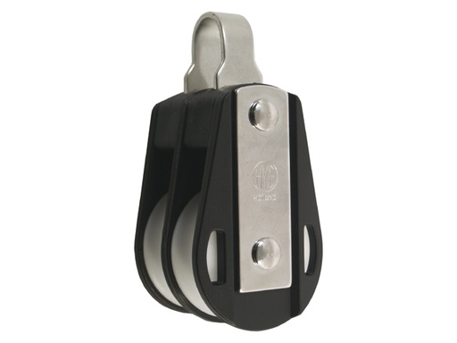 [HYE/02510] Block, Double for Rope:10mm