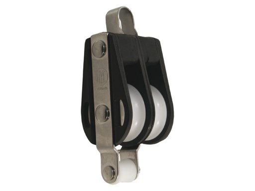 [HYE/03010] Block, Double with Becket for Rope:10mm