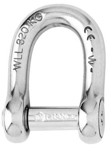 [WIC/1304] Shackle, D 8mm AllenKey-Pin