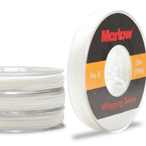 [MRL/TAE005] Whipping Twine, Waxed Large #8 1.1mm White 22m/Spool