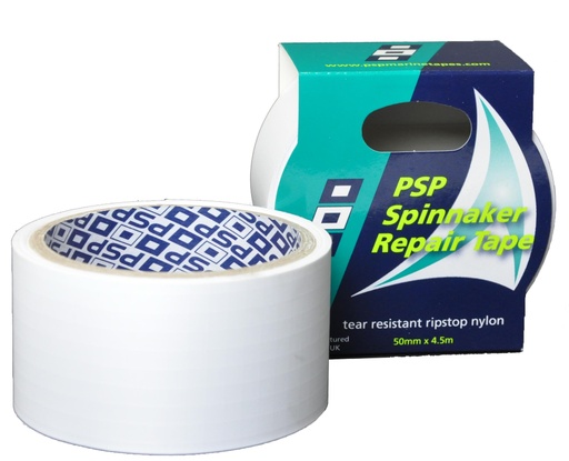 [PSP/P015004010] Repair Tape, Spinnaker White Width 5cm Length:4.5m