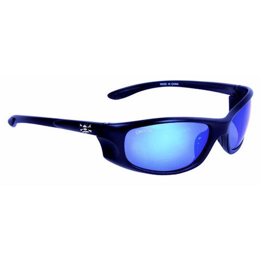 [HEN/2405-0041] Sunglasses, Los Cabos Mat Black Frame/Blue Lens