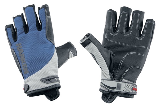 [HAR/2086JL-BL] Gloves, Spectrum 3/4 Finger Junior Large Blue