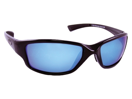 [SSK/SLOT284] Sunglasses, Bluewater Bandit Black Fr Blue Mirror Lens