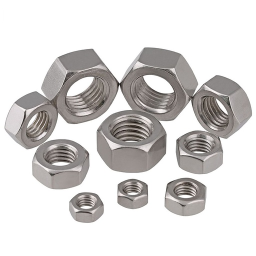 [FAA/SUFF12FF] Nut, Stainless Steel Hex 1/2"-24 XFine