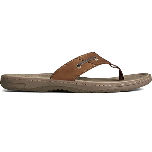 [SPY/1048735] Sandals, Baitfish Thong Brown/Buck Brown