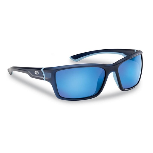 [HEN/0521-0306] Sunglasses, Cove Matte Crystal/Navy Blue