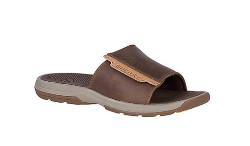 [SPY/STS19410] Sandals, Men's White Cap Slide, Brown