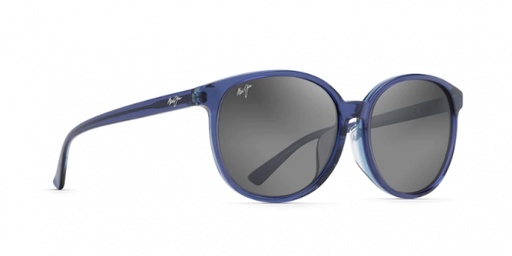 [MJM/GS796-08D] Sunglasses, Water Lily Fr:Navy/Lt Blue Lens Grey