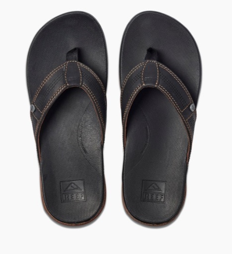 [REF/RF0A3YMNBKB] Sandals, Men's Cushion Bounce Black/Brown