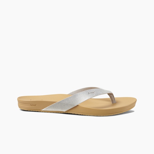 [REF/RF0A3FDSSIL] Sandals, Women's Cushion Bounce Court Silver