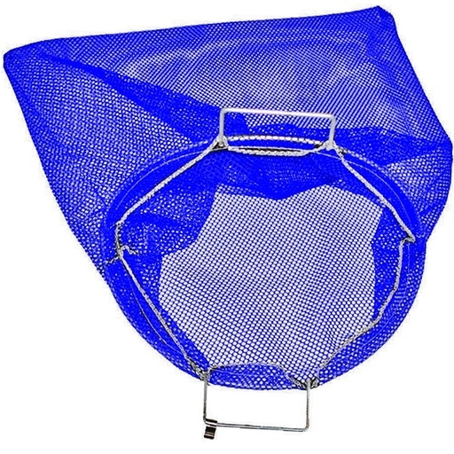 [MRS/4716] Mesh Bag, 24 x 28" Wire Handle Blue