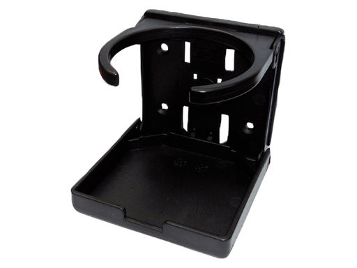 [AAA/54092-BK] Drink Holder, Foldable Black Plastic