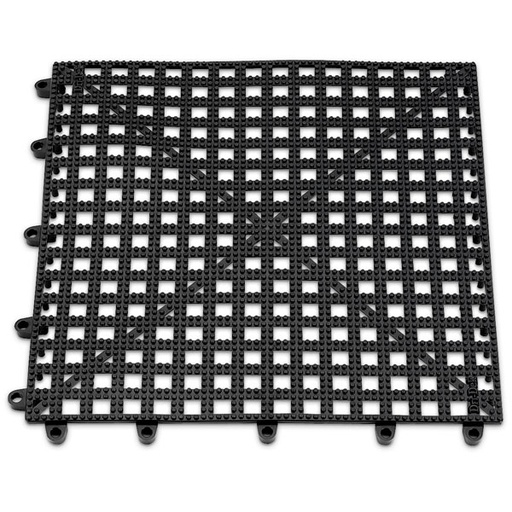 [DDC/BLACK] Dri-Dek Flooring Black 1'x1' Square Interlocking