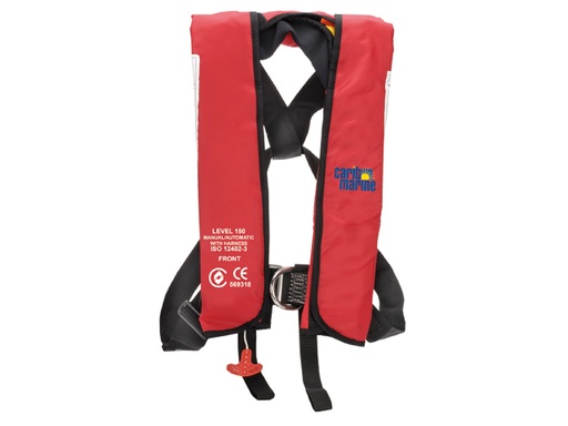 [CRB/IFLMAYTH-RD] Life Jacket, Automatic Inflatable Size Youth no Harness ISO-150N