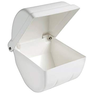 [OSC/5020717] Toilet Paper Holder, for Dry Paper Waterproof White ABS Plastic