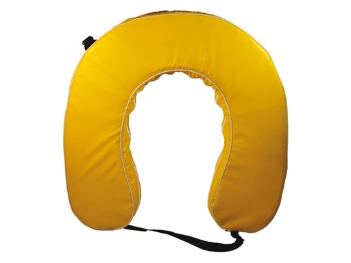 [JIM/920] Horseshoe Buoy, Yellow with Zip Standard US Coast Guard Approved