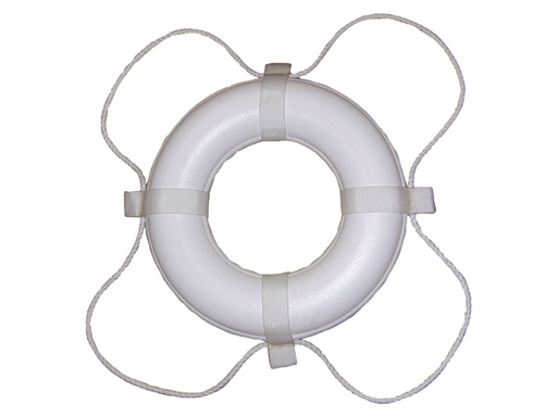 [TAY/568] Ring Buoy, 30" White LifeBuoy US Coast Guard Approved