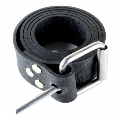 [CRS/TA626000] Weight Belt, Rubber Premium Marseillais Black