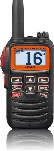 [STD/HX40] Transceiver, Handheld 6W Waterproof Ultra Compact