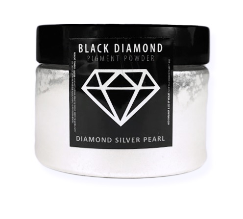 [CLC/150611] Mica Powder, Pigment Silver Pearl 4oz