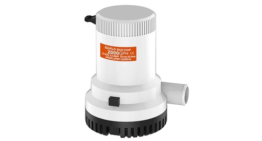 [SFL/SFBP1-G2000-01] Bilge Pump, Submersible Non-Automatic 01 Series 12V 2000GpH