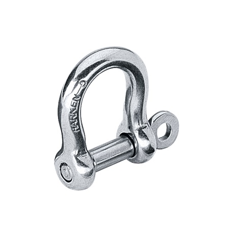 [HAR/2131] Shackle, Forged Stainless Steel Shallow Bow 4mm