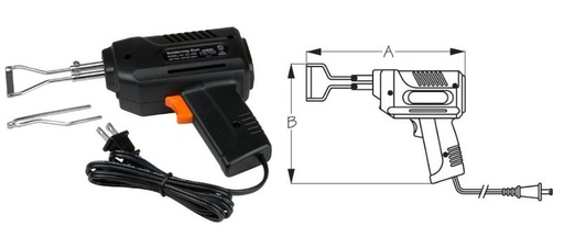 [SDG/300097-3] Soldering Gun/Rope Cutter, 120V Handheld