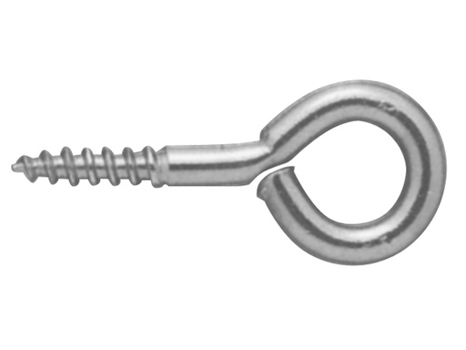 [INO/00086] Screw Eye, 3x40mm 6 Pack