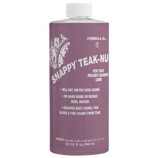 [SNP/STN-Q1] Teak Cleaner, Snappy Teak Nu #1 Quart