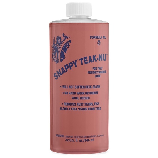 [SNP/STN-Q2] Teak Cleaner, Snappy Teak Nu #2 Quart