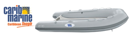 [CRB/HIF-HFP330] Dinghy, 3.3m 10.8' Fiberglass Hull Hypalon Light Grey Double Floor