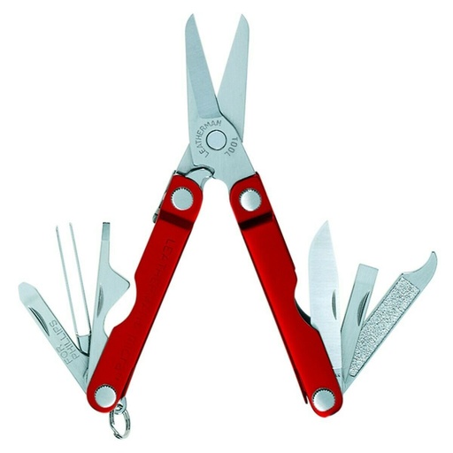 [LEA/64330183N] Leatherman Tool, Micra Tool Red 10 Tools