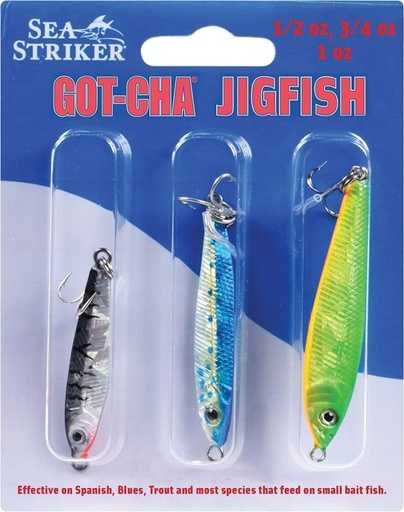 [SSK/JFA-3PK] Lure, Jigfish Kit 1/2oz 3/4oz 1oz 3Pk