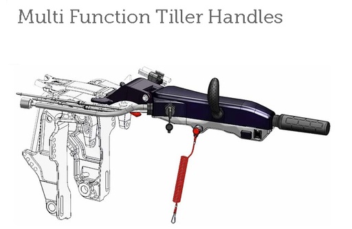 [TOH/3KYQ630003] Tiller Handle Kit, Multi Function for MFS40/50/60 AQ/B with Switch on Grip