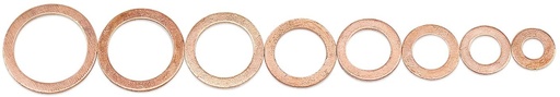 [AMZ/PDQZTONG2-M6] Washer, Copper M6 12 x 1mm 5Pcs