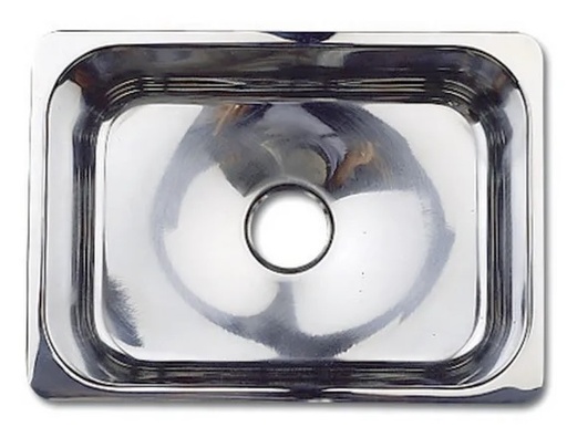 [SCV/10209] Sink, Rectangular Stainless Steel Mirror 13" x 10" x 6"