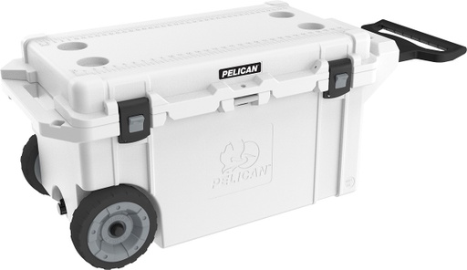 [PEL/80QW-1-WHT] Cooler, Elite 80Qt Wheeled White/Gray