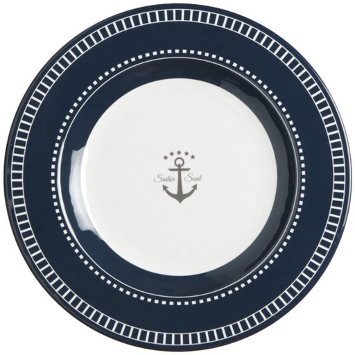 [MRB/14003] Plate, Dessert Melamine Sailor Soul Each