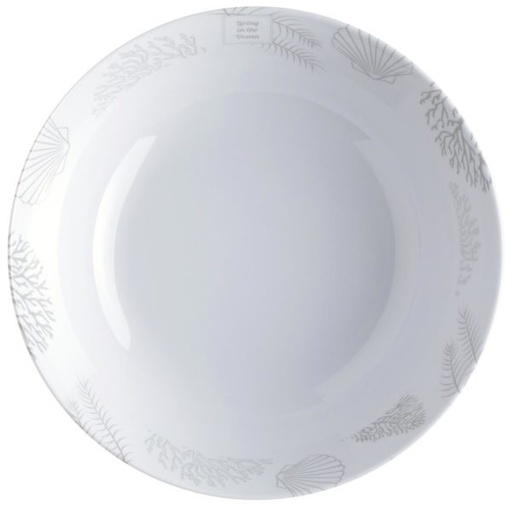 [MRB/18002] Bowl, Melamine Non-Slip White Each