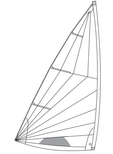 [OEM/LASER_7.1] Training Sail, Laser Standard 7.1 MKII Radial Full Size