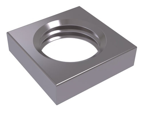 [FAS/SSTNUTM8] Nut, Square Thin A2 Stainless Steel Ø:8mm