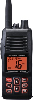 [STD/HX400] VHF, Handheld 5W Submersible AM/FM/CTCSS/DSC