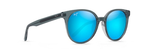 [MJM/B866-03] Sunglasses, Mehana Frame: Steel Blue with Crystal Lens: Blue Hawaii